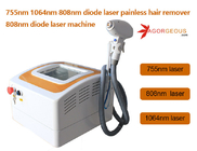 Macchina verticale ISO9001 di depilazione del laser a diodi di 755nm 808nm 1064nm