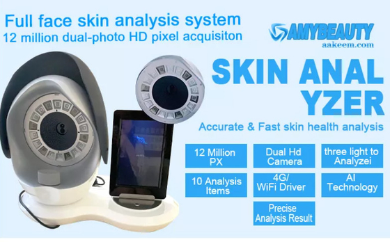 12 milione analizzatori portatili 32G di cura di pelle di analisi della pelle del pixel