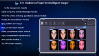 8 analizzatore facciale mega 128GB di cura di pelle della macchina fotografica 3000 di spettro 3d